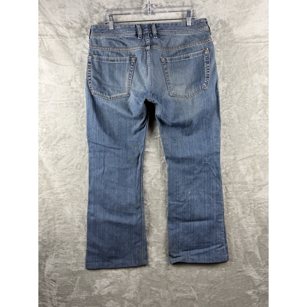 Diesel Zathan Jeans Button Fly Light Wash Denim Mens‎ Size 38 (Fits34x27) Italy